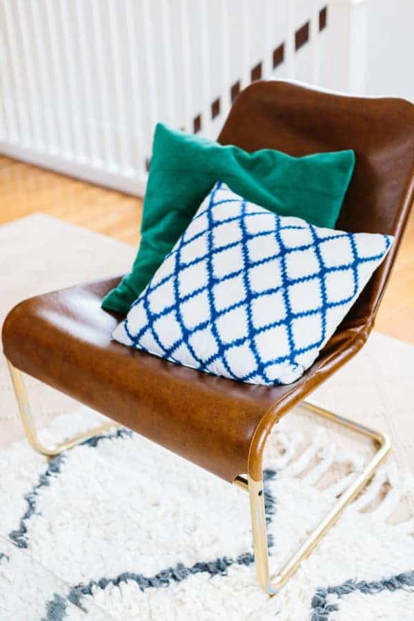 Leather Lounge chair IKEA hack