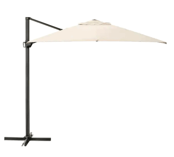 Hanging outdoor umbrella